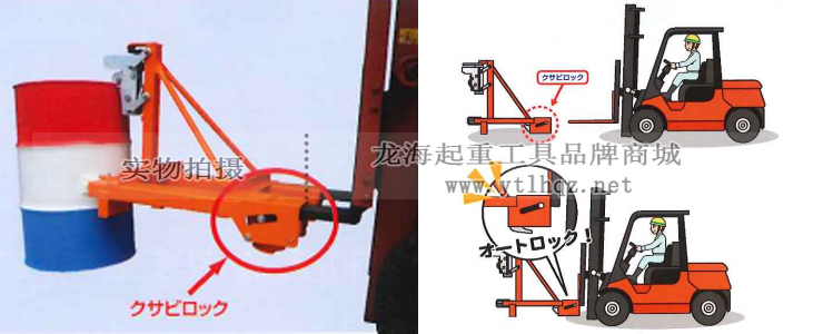 CA型鹰嘴式油桶夹使用案例